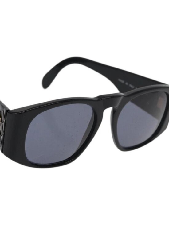 CHANEL Sunglasses plastic Black CC Auth ka3896A main image 7